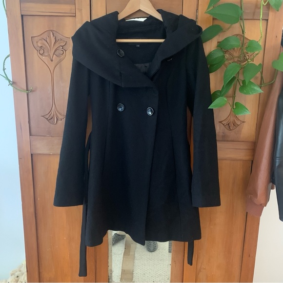 Velvet Heart black wool coat - Picture 3 of 10
